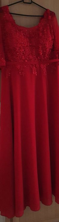 Vestiti: Rotes Abendkleid lang – Usato da Worben venduto da Marcodos 7