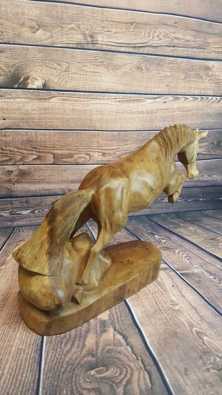 Sculture & Statue: Skulptur, Holzskulptur, Pferd – Nuovo e nell'imballaggio originale da Domat-ems venduto da Gr8wood 3