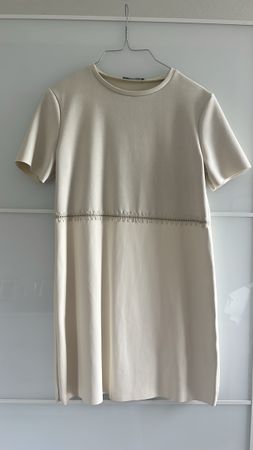 Hellbeiges Kleid, Zara, Grösse S