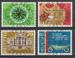 1980 Sonderpostmarken I mit ET - Vollstempel
