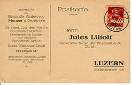 PK, Biscuits Oulevay Morges nach Luzern 1921