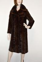Nerz Pelz /Pelzmantel/Nerzfell/Vintage/dunkel braun/Gr.S-M