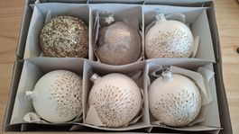 6 Weihnachtsbaumkugeln