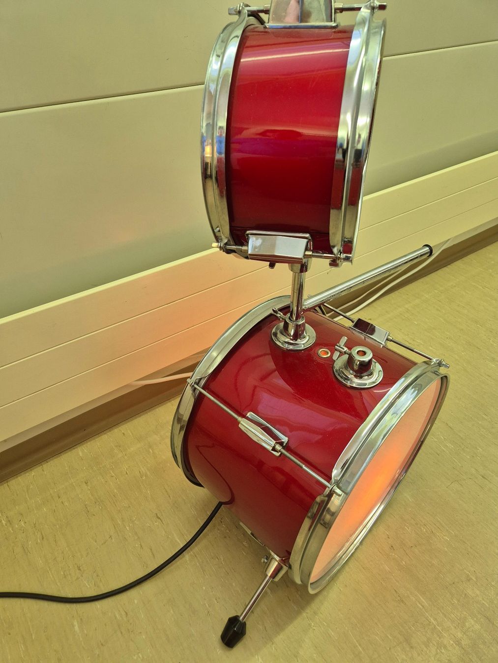 Lampen: coole Trommel-Lampe, Schlagzeug-Lampe, Design-Light – Gebraucht aus Bischofszell von worldoftoday 3