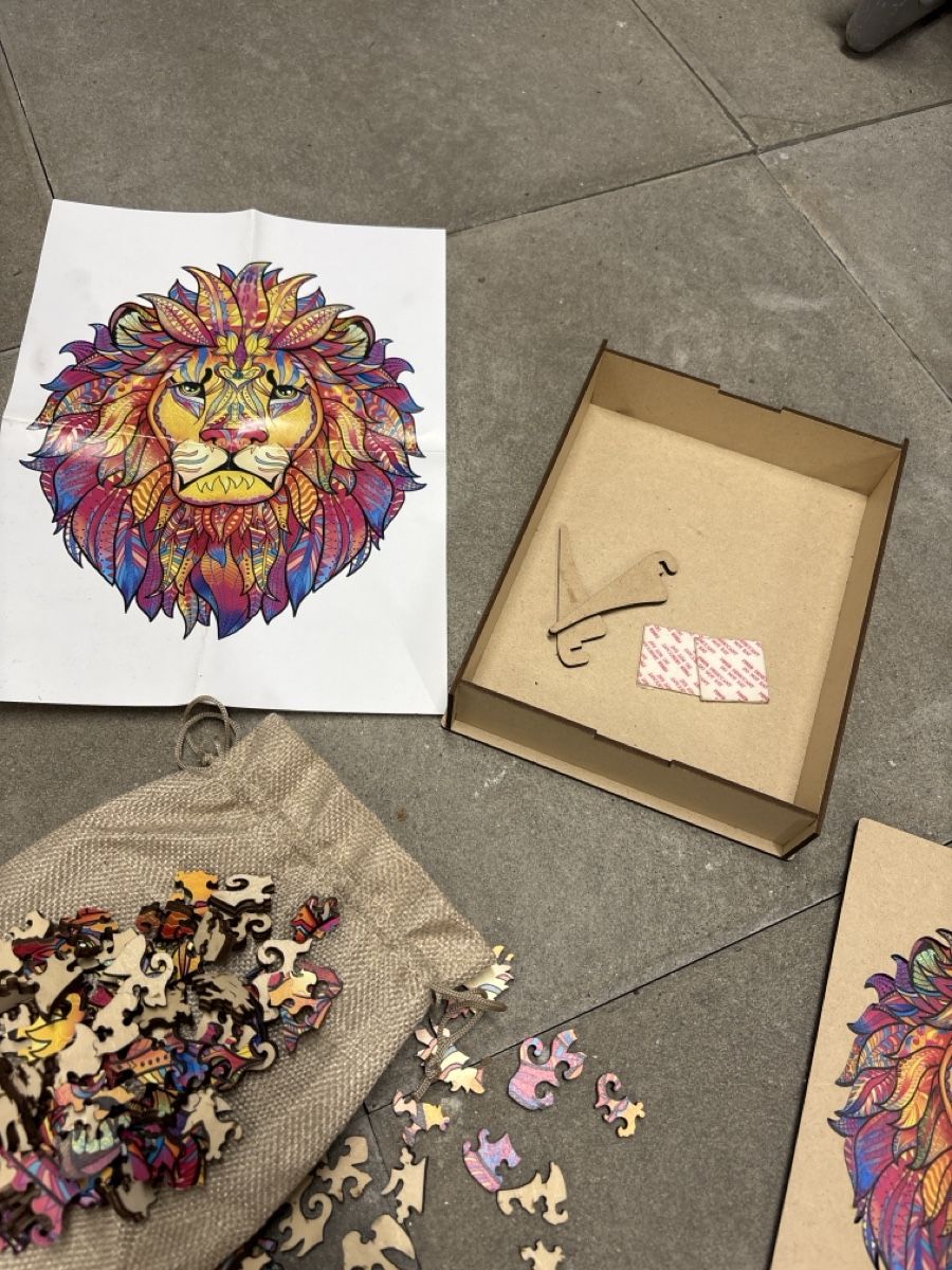 Puzzle: Wooden Puzzle - Mysterious Lion – Nuovo (secondo la descrizione) da Waldstatt venduto da Imaginary 2