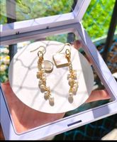 Boucles d'oreilles faits main (perles de Akoya) 