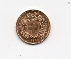 (773) 1905, 20 Fr. Goldvreneli top stgl
