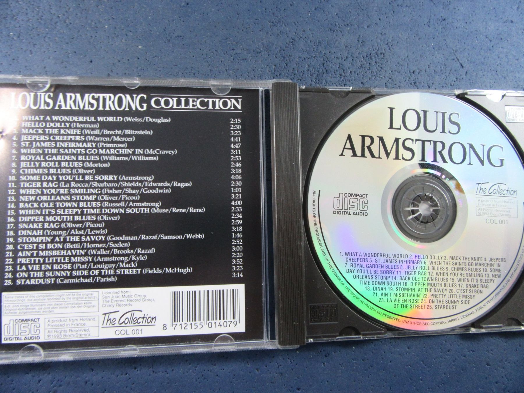 CD: LOUIS ARMSTRONG COLLECTION CD 25 TUNES "HELLO DOLLY" USW – Usato da Ettingen venduto da Hausi4711 2
