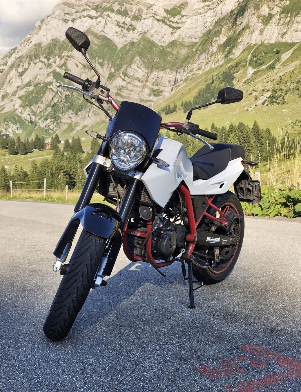 Malaguti Strasse: Motorrad MALAGUTI Monte Pro 125 weiss  – Gebraucht aus Gams von benny1234