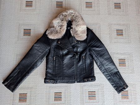 Kunstleder Jacke