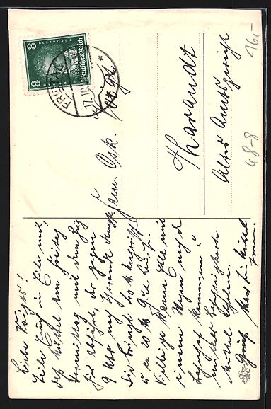 Cartoline postali: Kleiner Bursche mit Leierkasten spielt e – Usato da Berlin venduto da bartko-reher 1