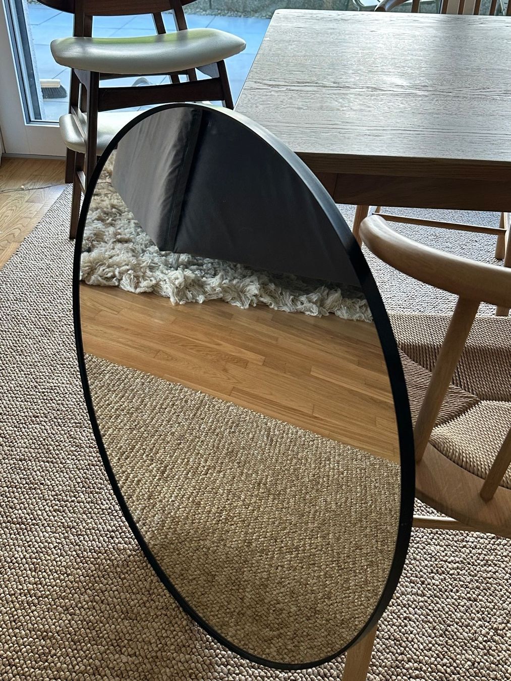 Ikea Miroirs: Spiegel IKEA Lindbyn 80 cm, Schwarz – D'occasion à Uitikon Waldegg par den_kys7 2