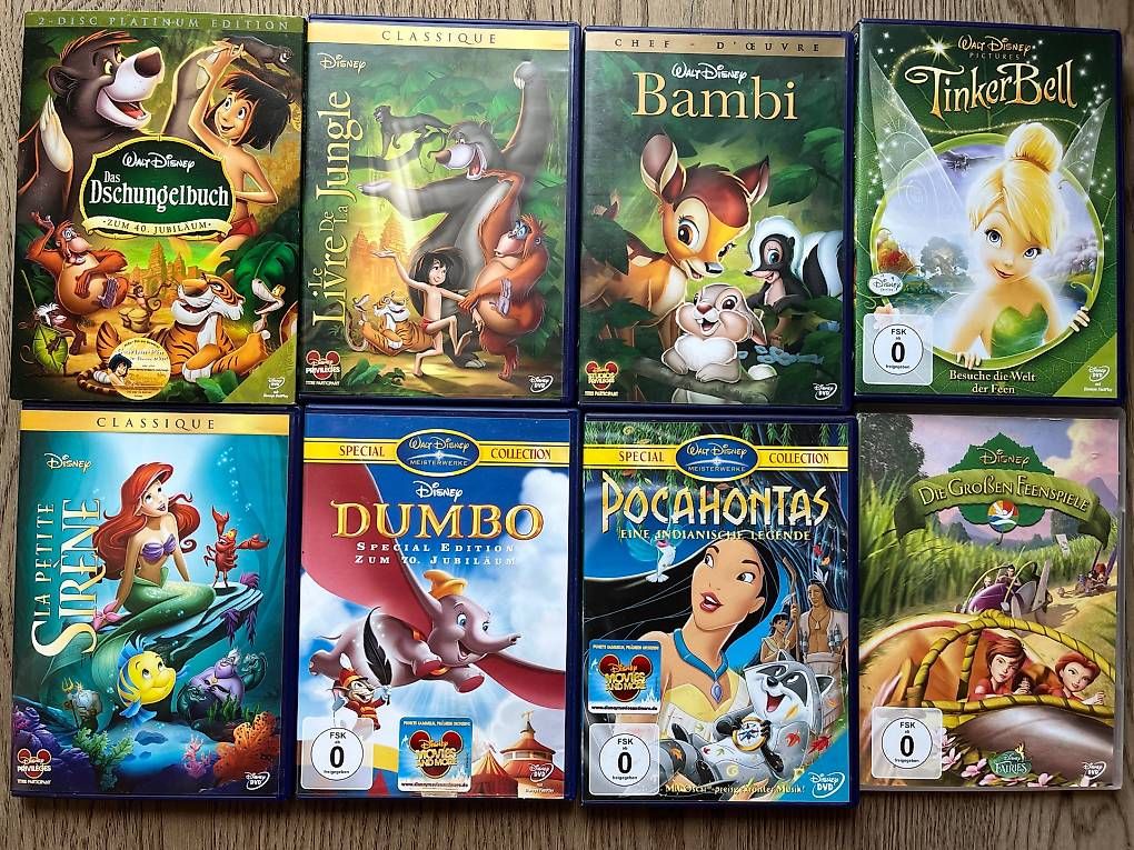 Tous les DVDs: Lot de DVD Disney – D'occasion à Chavannes-des-Bois par dvergani 1