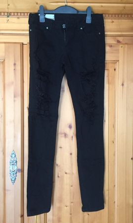 Herren Denim Jeanshose / Jeans - Hose - Schwarz /Gr 30 / Neu
