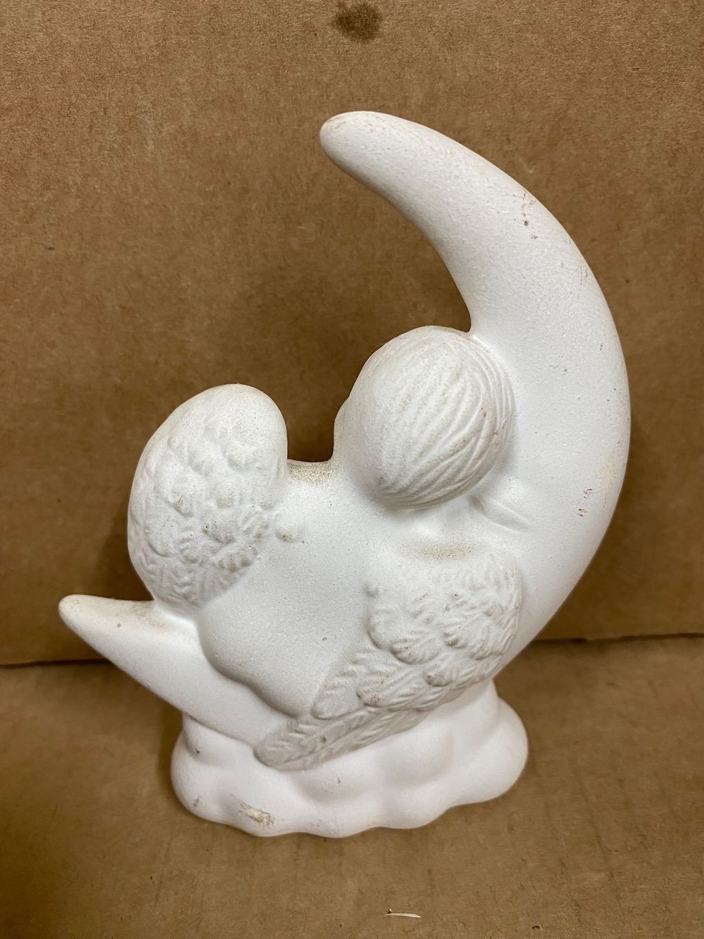 Statuette: Engel auf Mond Keramik – Usato da Eschlikon TG venduto da ArtRec 2