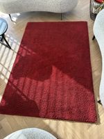 IKEA Adum Teppich rot 133x195 cm guter Zustand