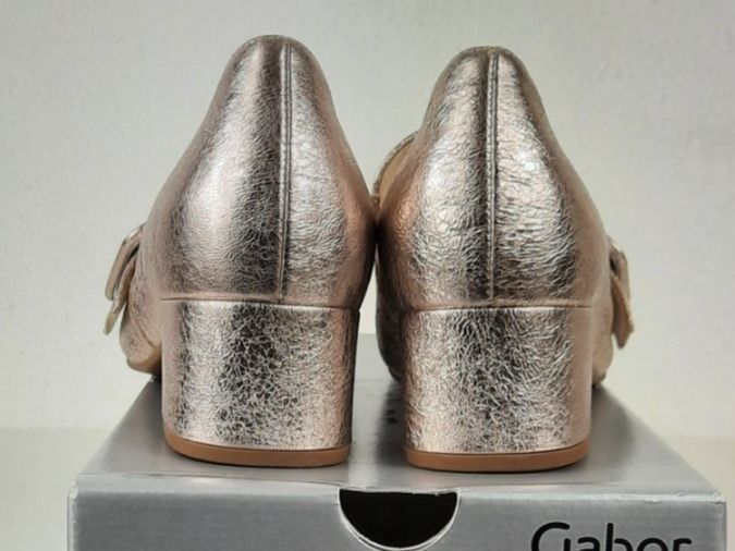Gabor Scarpe da donna: GABOR Blockabsatz Pumps Crash Metal Gr. 37 – Nuovo e nell'imballaggio originale da Seuzach venduto da VT-Collections1 2