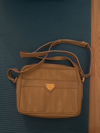 Umhängetasche Maison Mollerus beige guter Zustand