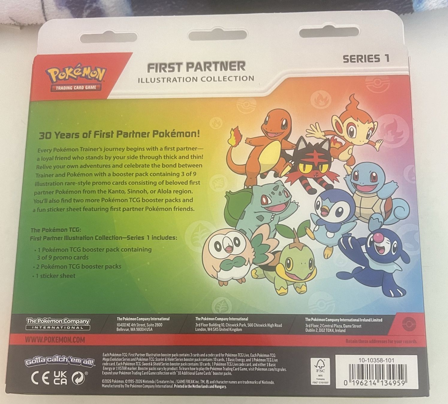 Pokémon Carte collezionabili: Pokémon: First Partner Series 1 - EN – Nuovo e nell'imballaggio originale da Luzern venduto da LuzernTCGLab 2