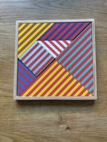 Tangram Puzzle, Holzspielzeug, bunt, komplett!