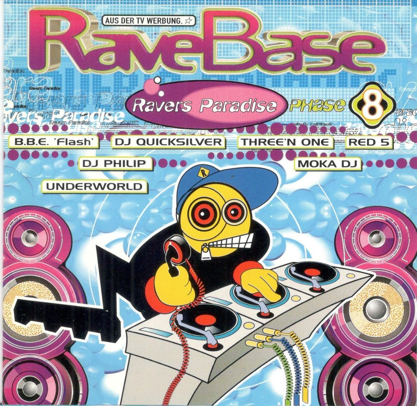 CDs: RaveBase Doppel CD Phase 8 – Gebraucht aus St. Margarethen TG von ursk10