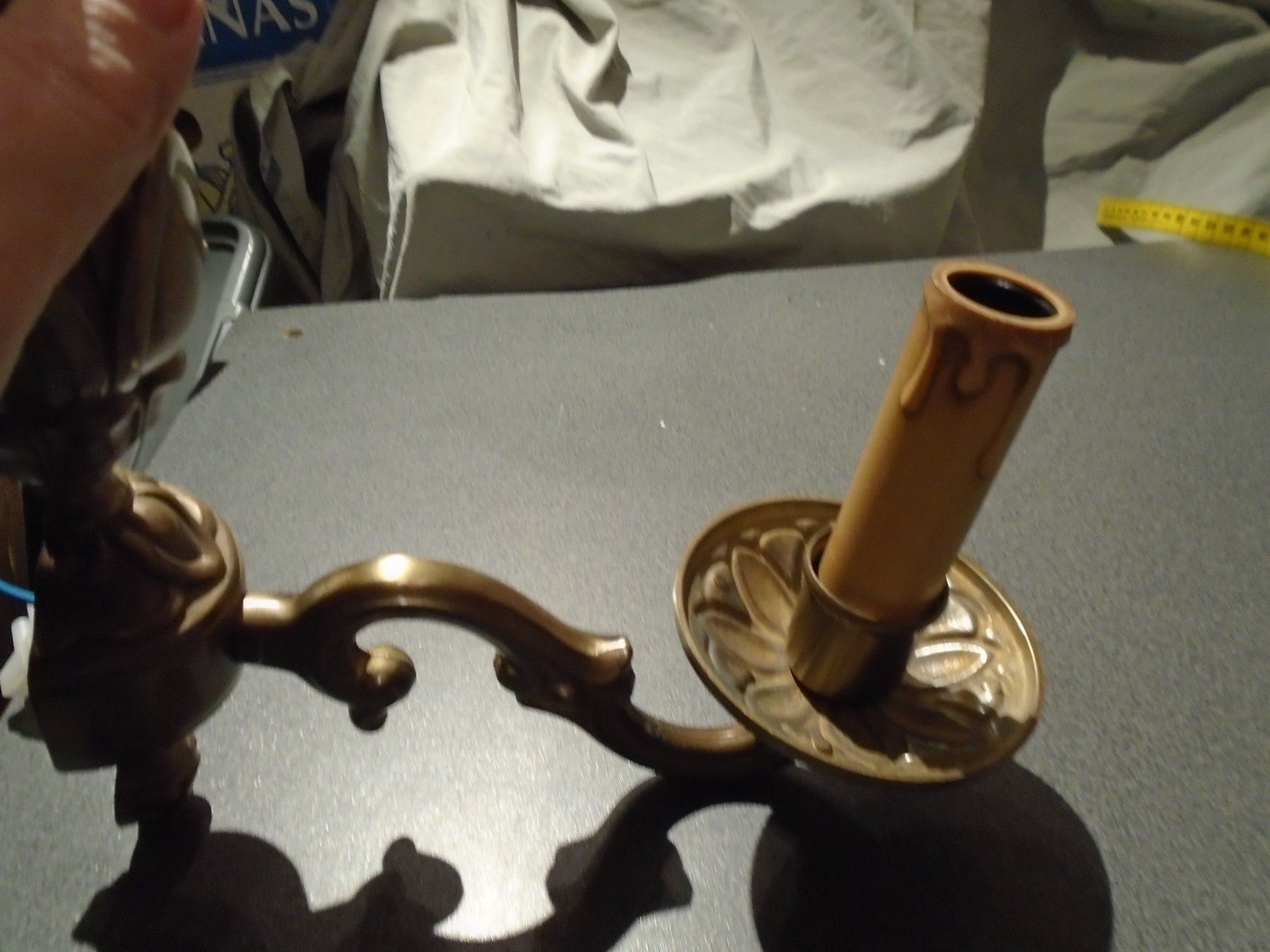 Lampade: Wandleuchte goldfarbig/bronce, max. 1x40 W – Usato da Zürich venduto da abraxas1291 1