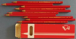 Farbstifte Prismalo 3mm 999.070, Scharlachrot - 10 Stück -