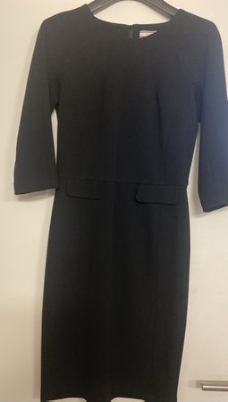 Classy Black Dress, perfect for Autumn, size UK 12 / M