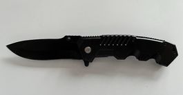 Tactical-Taschenmesser (All-Black Flipper)