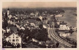 Rheineck, Geleise am See, gelaufen 1931