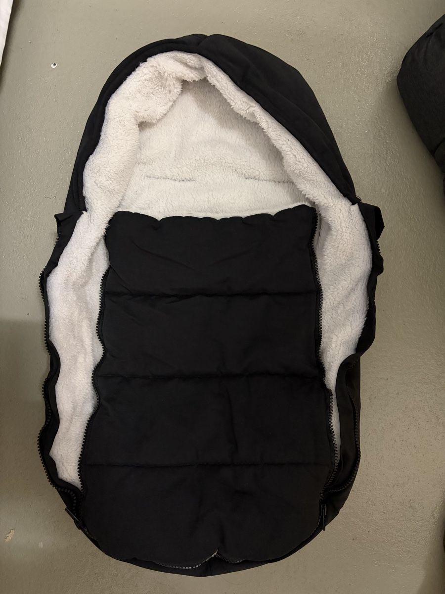 Sacchi a pelo: Footmuff Vertbaudet black car seat etc – Usato da Kilchberg ZH venduto da roz_qcj7
