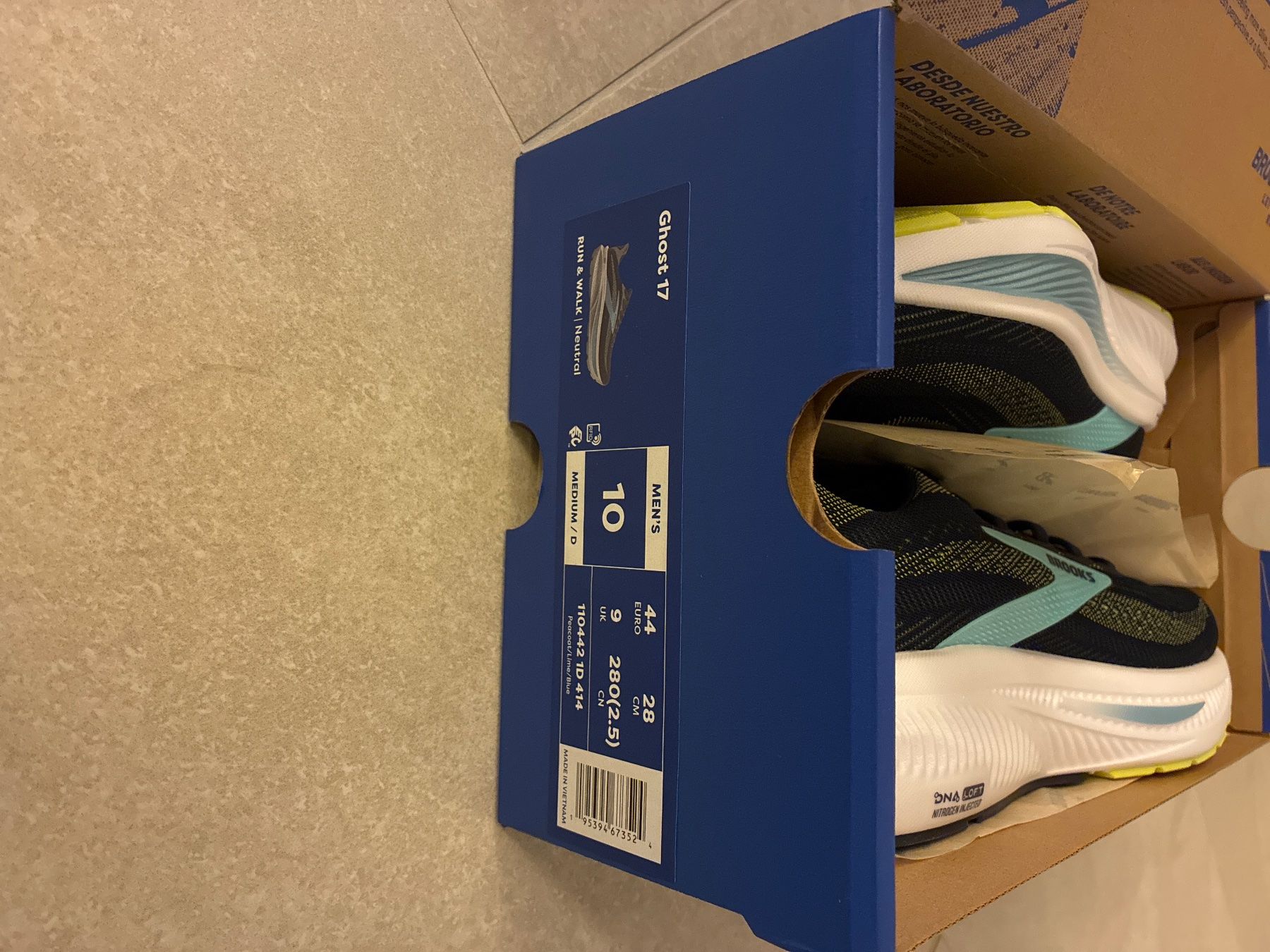 Brooks Chaussures hommes: Brooks Ghost 17 (44) – Neuf avec emballage d'origine à Muttenz par def_v9fy 3