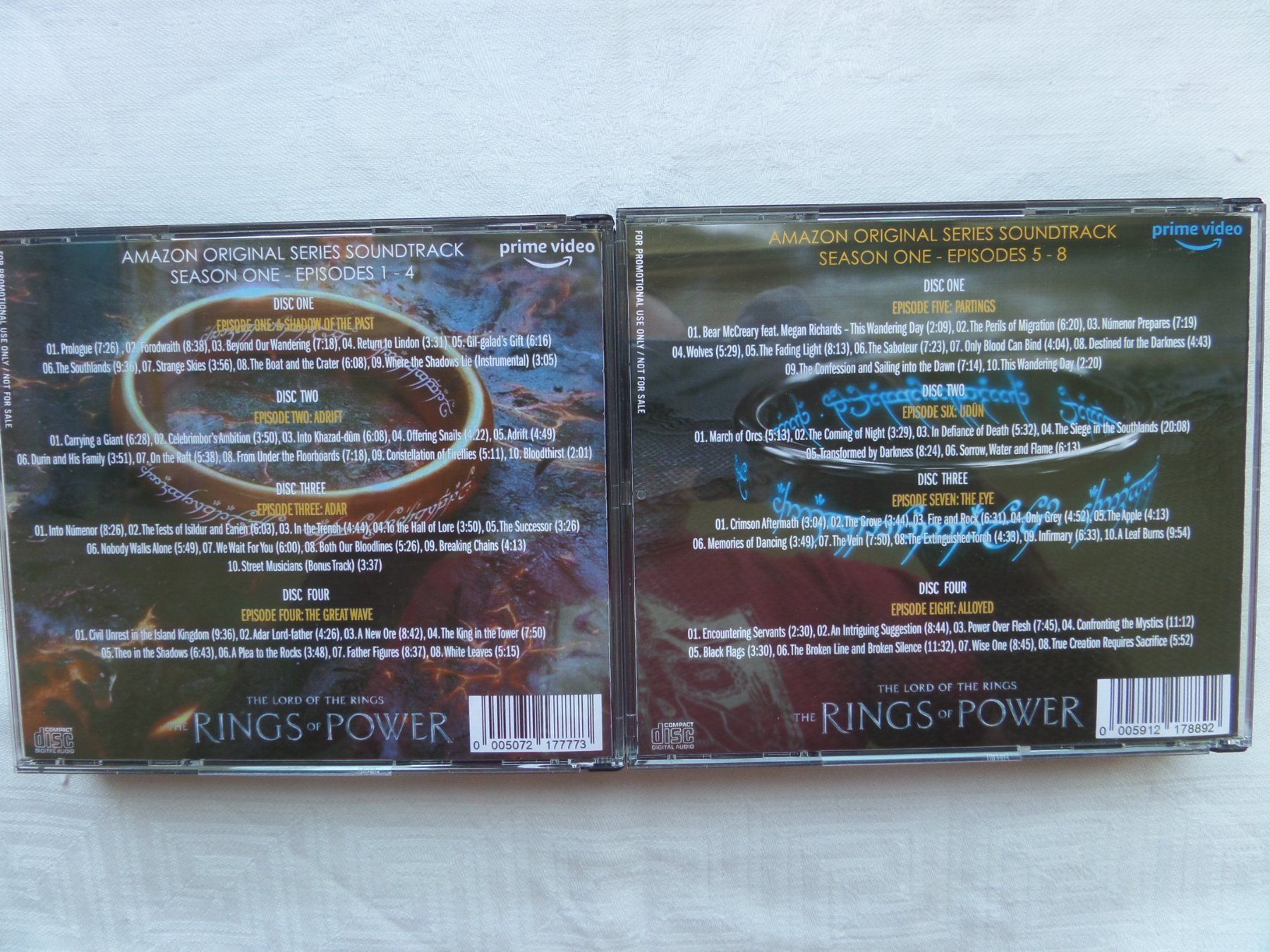 The Lord Of The Rings :The Rings Of Power - 8 X CD (Gebraucht) in ...