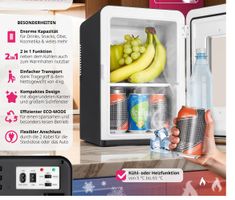 Tragbarer Mini-Kühlschrank 2 in 1 Kühl- und Heizfunktion, l