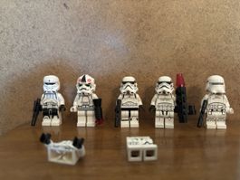 Lego star wars minifigures stormtroopers et pilotes 