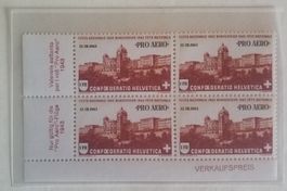 4339) F36, Flugpostmarke Pro Aero im 4-Block postfrisch