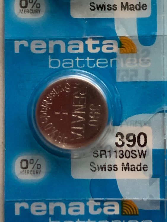 Caricatori & Batterie: Uhren Batterie 390 – Nuovo e nell'imballaggio originale da Grenchen venduto da chththl