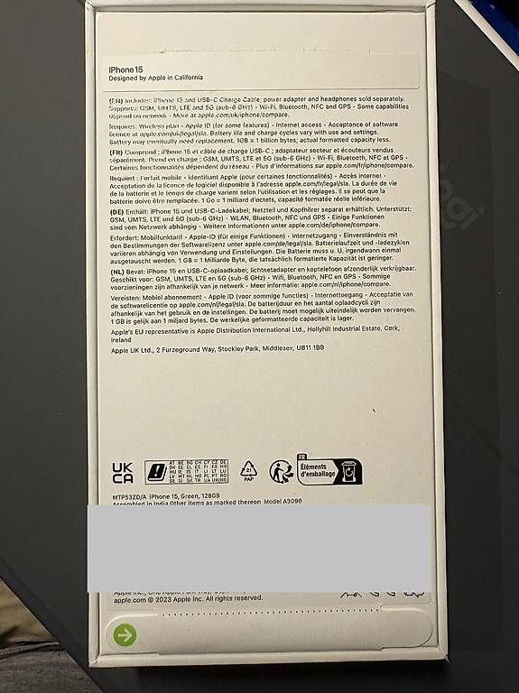 Apple Telefoni cellulari / Smartphones: iPhone 15 128Gb grün – Usato da Bassersdorf venduto da Mr.SpecialPrice 3