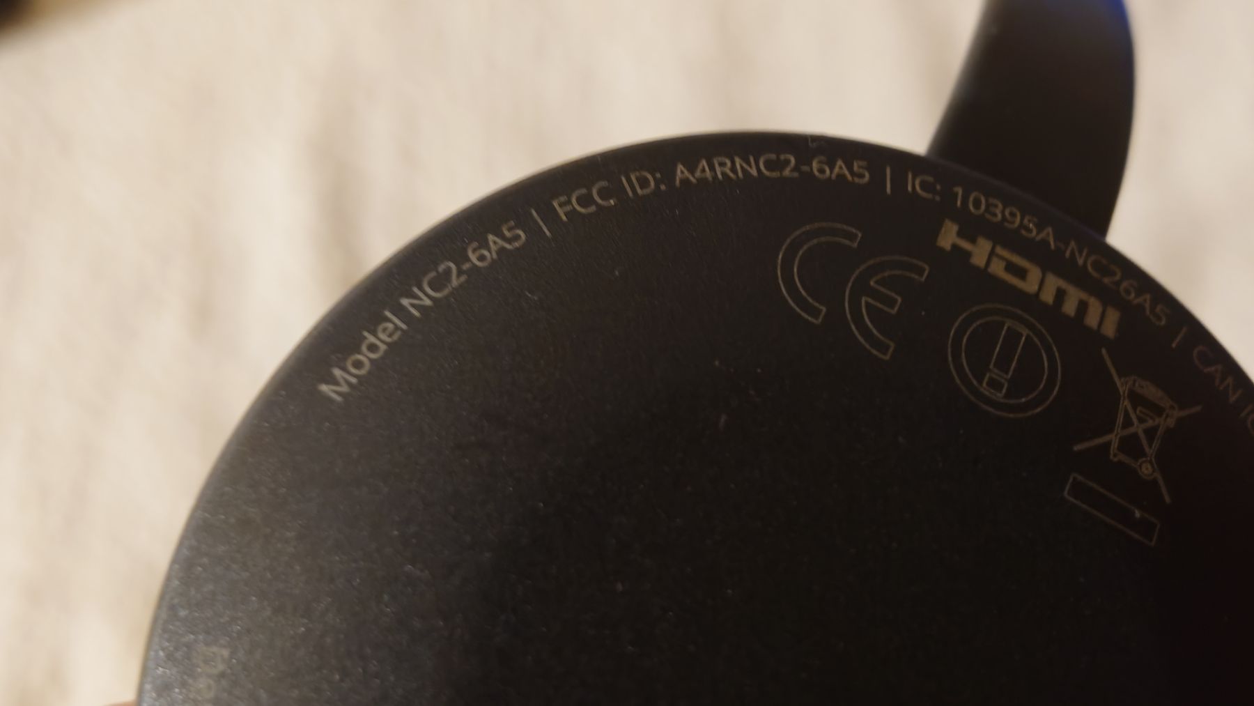 Google Systèmes audio & multimédias: Google Chromecast NC2-6A5 media streamer  – D'occasion à Rorschacherberg par jurg.hengstler 1