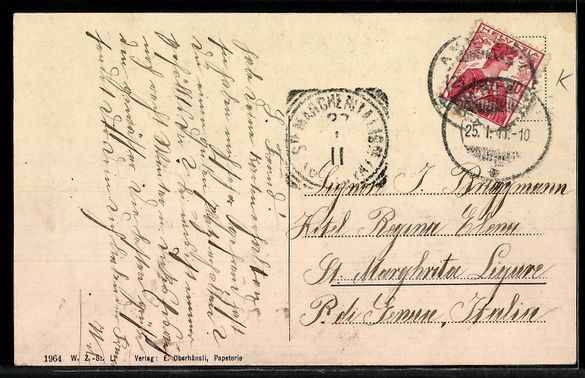 Cartes postales: AK Amriswil, Hellmühle mit Mühlteich – D'occasion à Berlin par bartko-reher 1