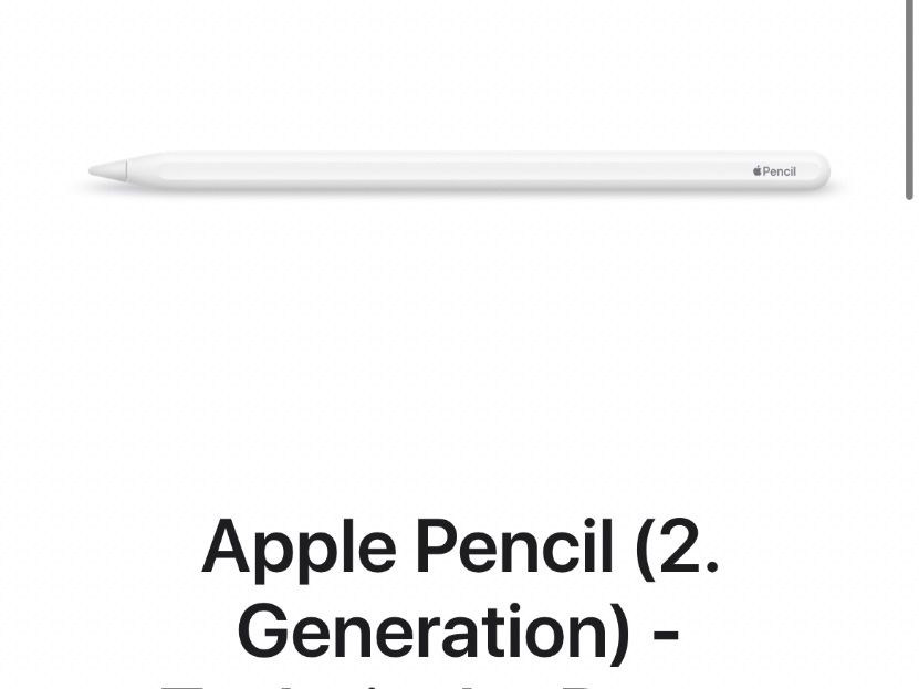 Apple Stifte & Marker: Apple Pencil, Stift, 2. Generation – Gebraucht aus Zürich von mon_j6zf 2