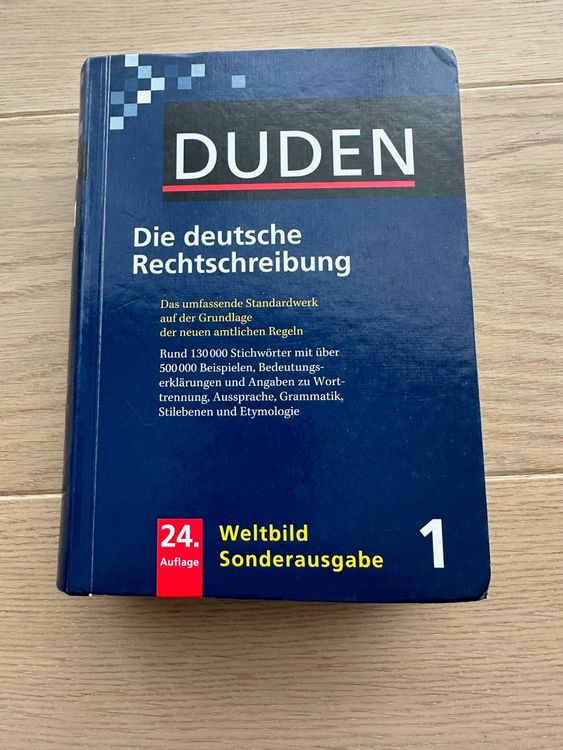 Duden Rechtschreibung 2024 offizieller Buchcover