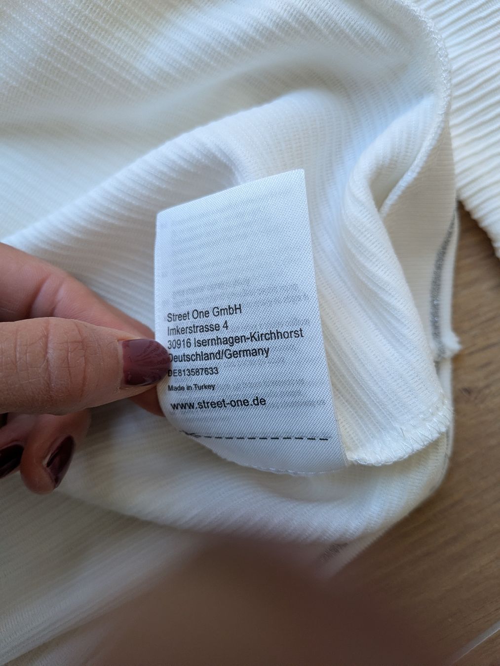 Maglioni & Felpe: Street One Pullover gerippt weiss – Nuovo (secondo la descrizione) da Eschenbach SG venduto da SanFranciscoCalifornia 3