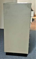 Schubladenschrank A4, 9 Schublad. Metall 930 mm hoch, grau