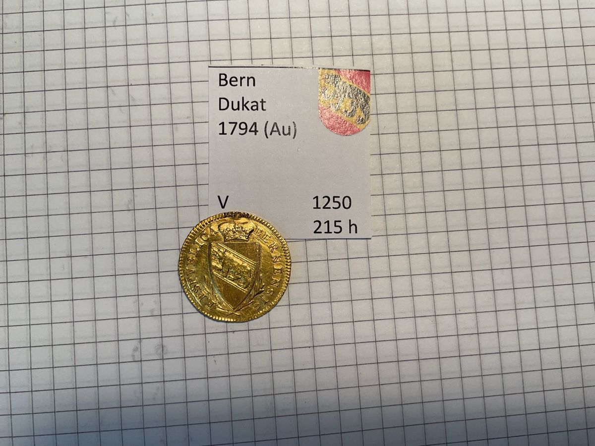 Tutti le monete: Schweizer Gold Münze Bern 1794 – Usato da Ursenbach venduto da tho_8s6p 2