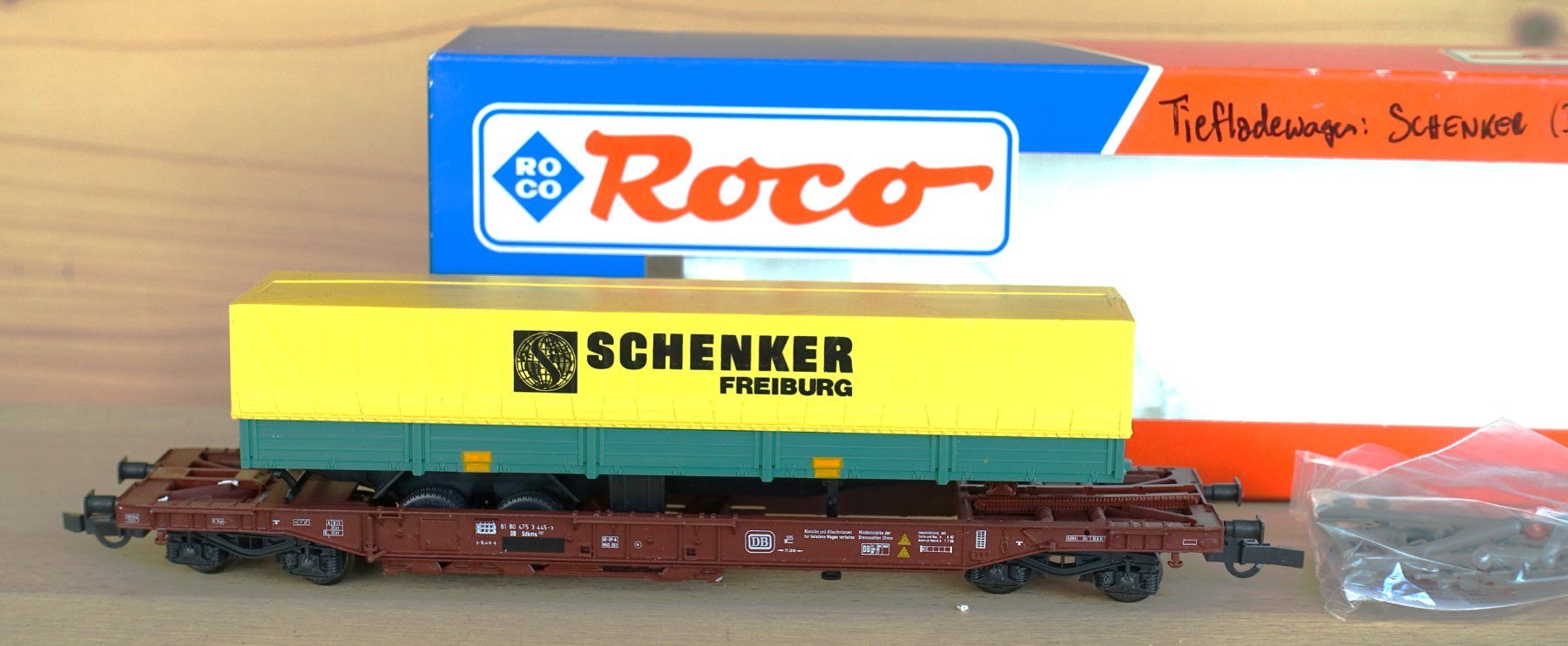 Roco Modellini di ferrovie: DB Sdkms 'Schenker', Rofo Art. 46569, DC. – Usato da Horw venduto da SwissSteamMemories 1