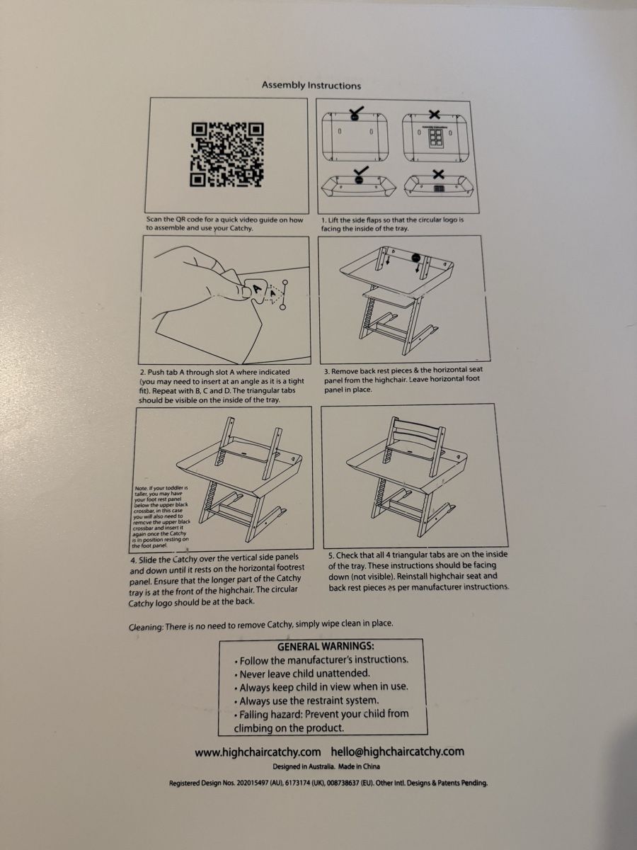 Stokke Hochstühle: Catchy Hochstuhl Tablett weiss – Gebraucht aus Niederwil AG von ctmp 2