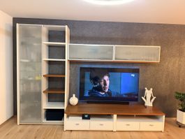 Moderne Wohnwand (Möbel Egger Eschenbach) – Top Zustand