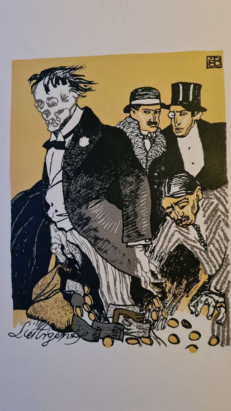 Grafiken & Lithographien: Edmond Bille Farblithografie "un dance – Gebraucht aus Emmenbrücke von Kunstankaufverkauf9 1