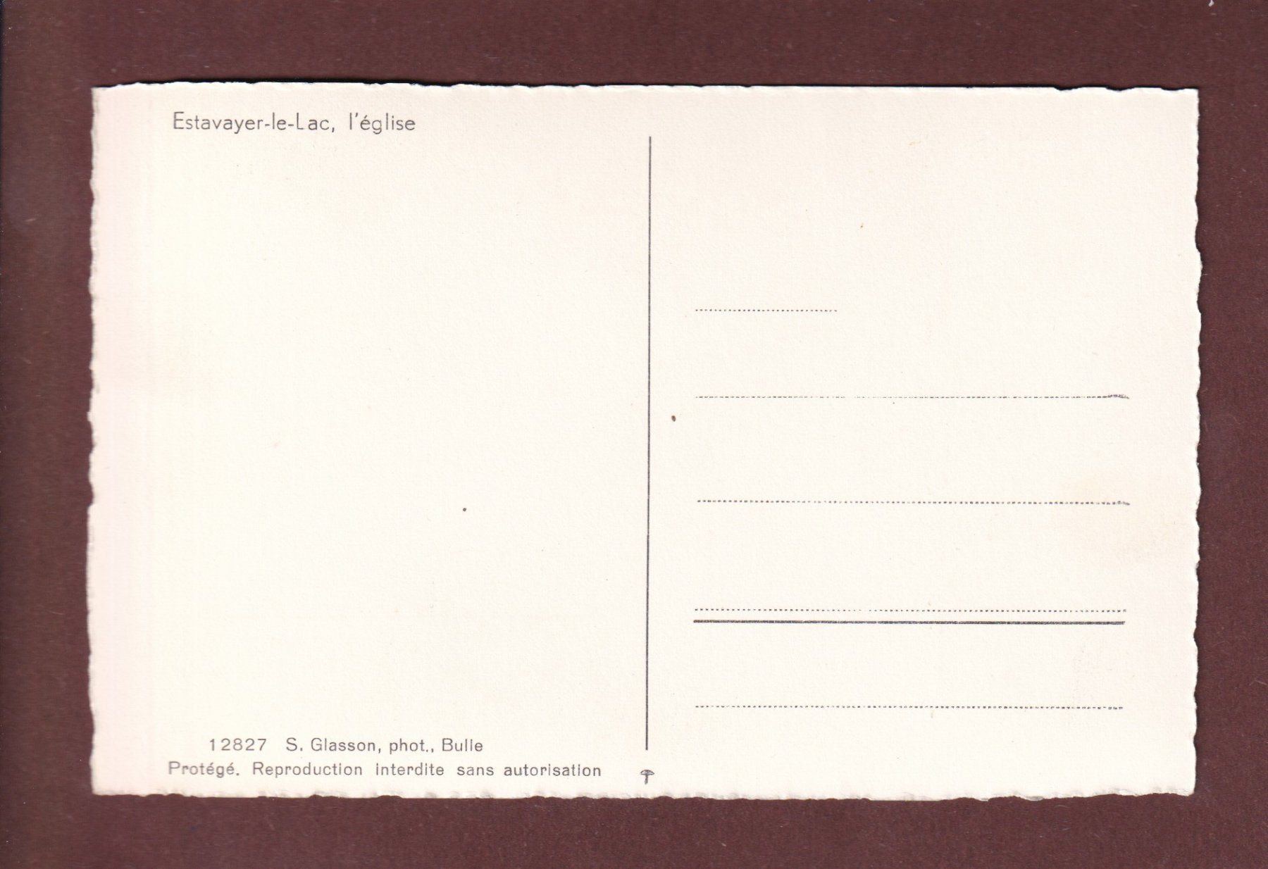 Cartoline postali: ESTAVAYER - L'Eglise – Usato da Pully venduto da nicecards-shop 1